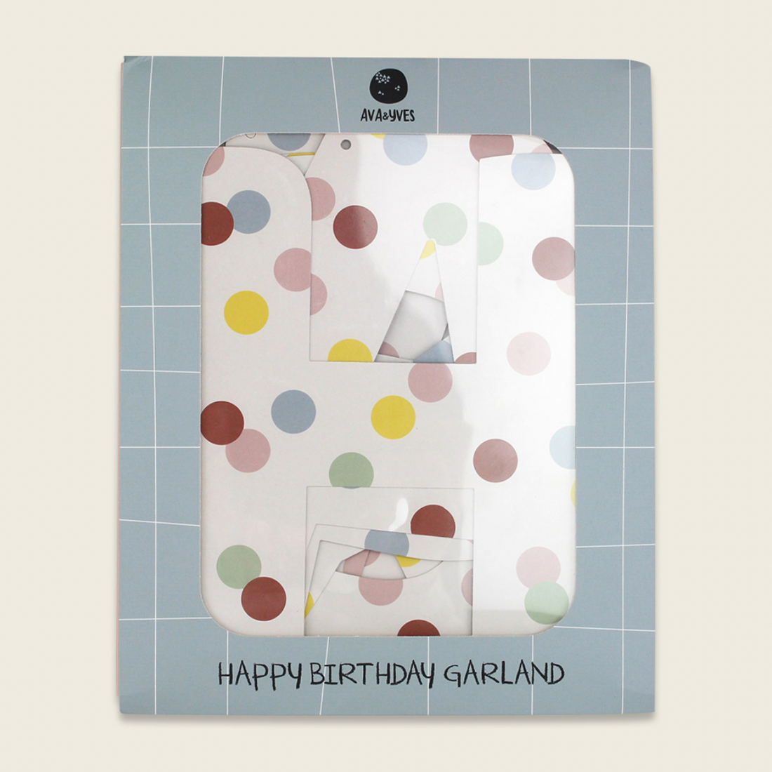Ava & Yves - Girlande "Happy Birthday" - AURYN Shop