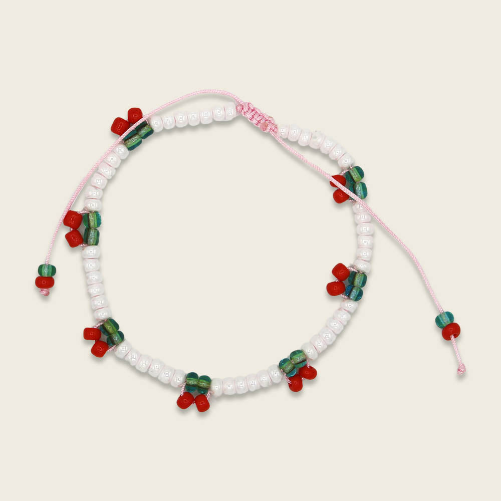 Ava & Yves -Kinder Perlenarmband Kirschen MINI & ME