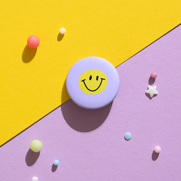 Ava & Yves - Kinder Button Smile, flieder