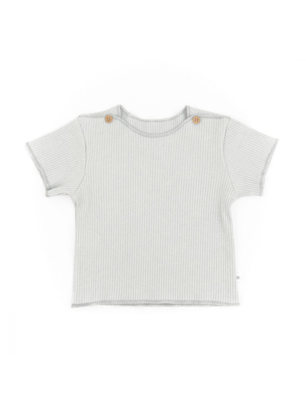 Baby T-Shirt von Bamboom blau aus Bio-Bambus-Viskose und Bio-Baumwolle