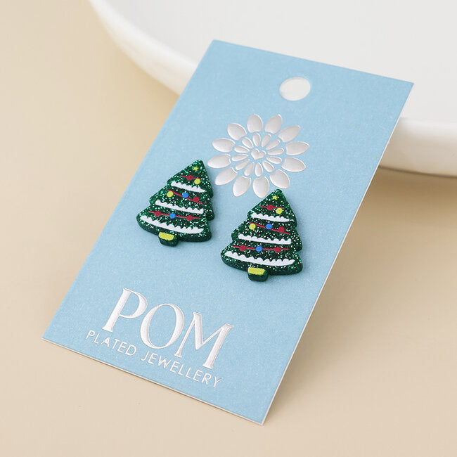 Blossify - Weihnachts-Ohrstecker „Sprucy Xmas Tree“