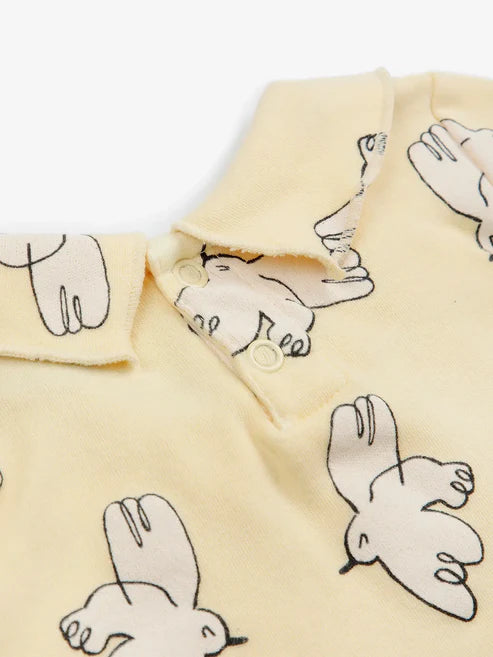 Bobo Choses - Baby T-Shirt Vögeln gelb