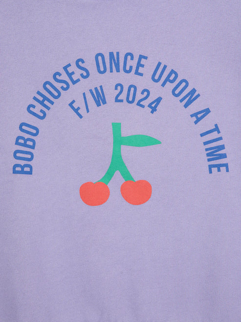 Bobo Choses - Kinder Sweatshirt Kirsche lila
