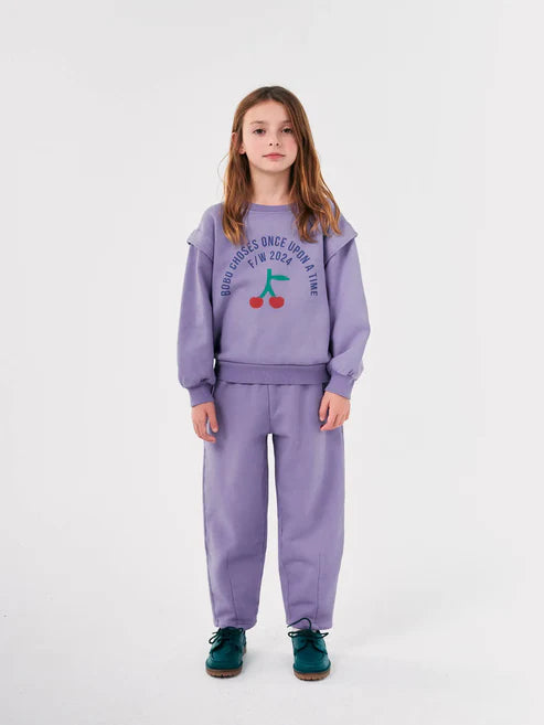 Bobo Choses - Kinder Sweatshirt Kirsche lila