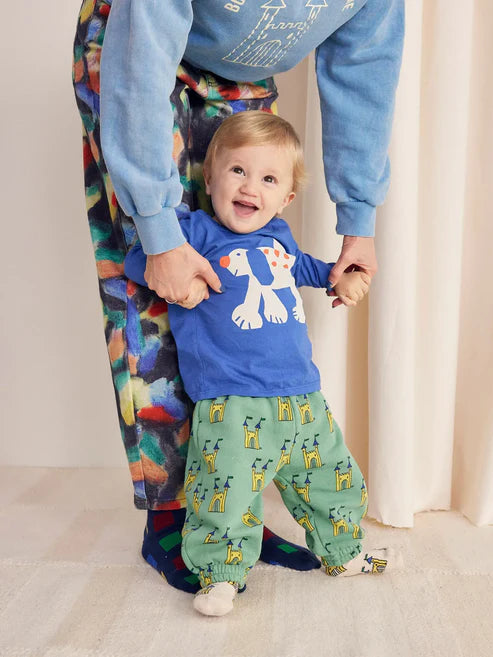 Bobo Choses - Baby T-Shirt Hund blau