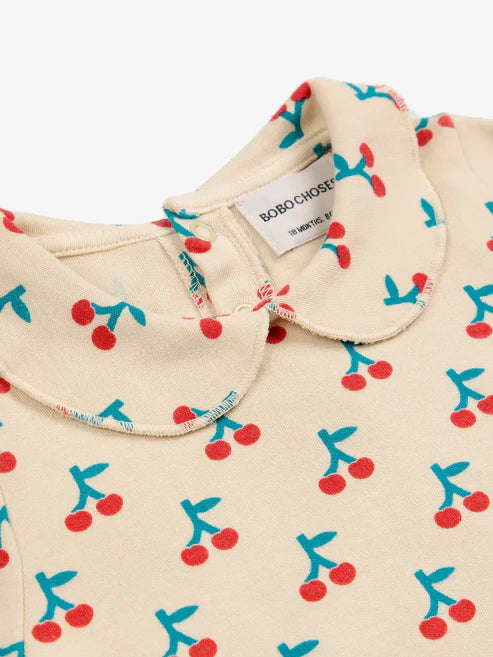 Bobo Choses - Baby T-Shirt Kirschen natur