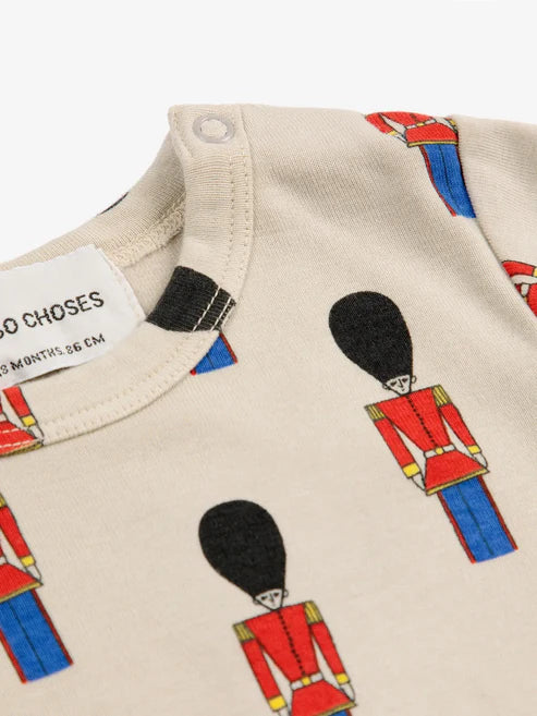 Bobo Choses - Baby T-Shirt Soldaten natur