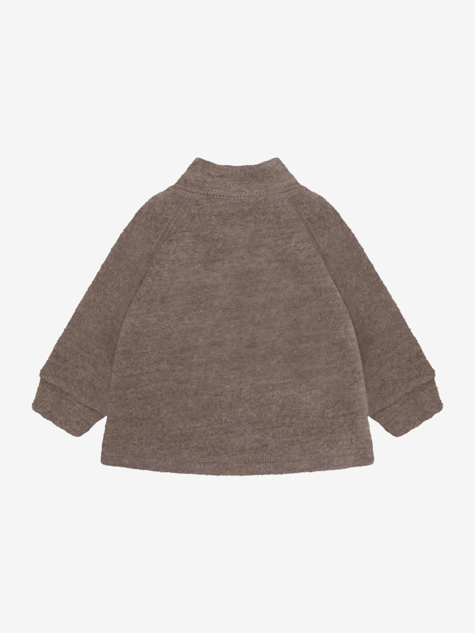 CeLaVi - Baby Jacke mit Reißverschluss aus Wolle braun