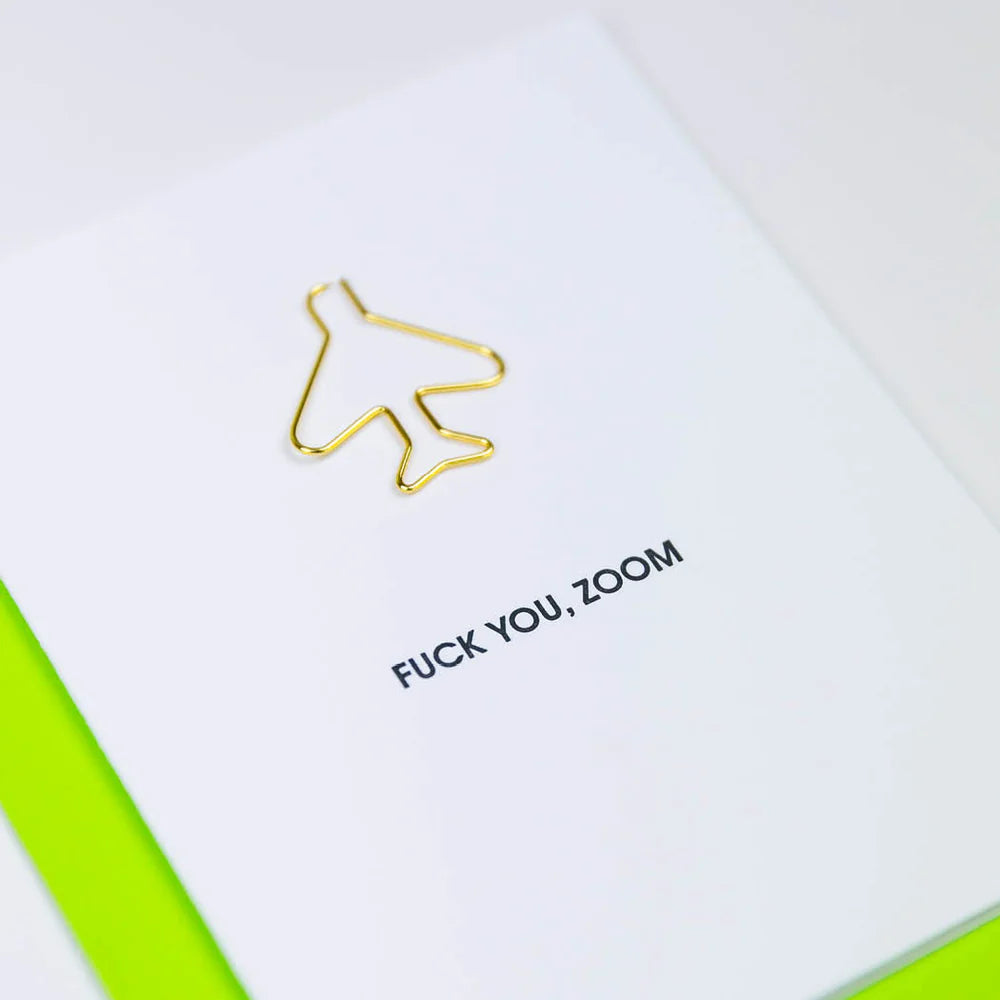 Chez Gagné - Klappkarte Fuck you zoom