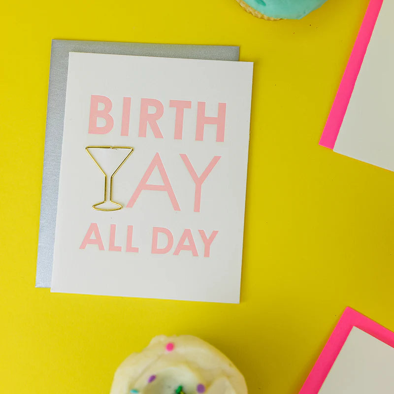 Chez Gagné - Klappkarte Birth Yay all day
