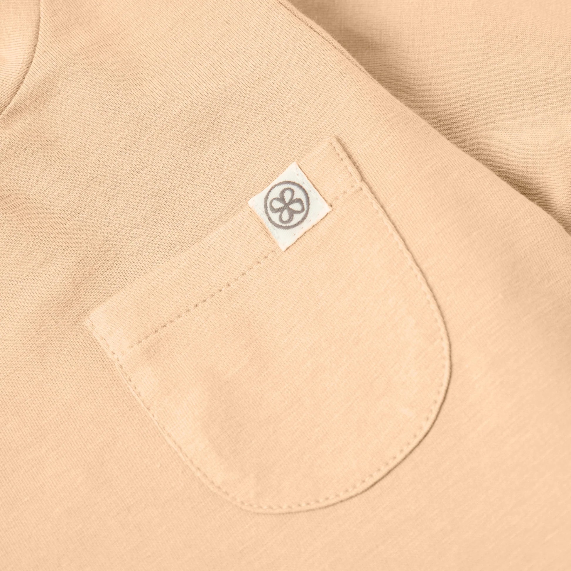 Cloby - Baby Langarmshirt UPF 50 "Peachy Summer" orange