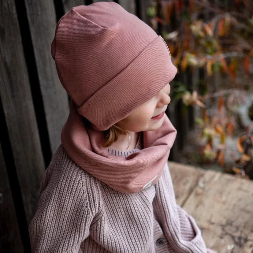 Cosy Roots - Baby Mütze Baumwolle (Bio) rosa