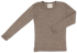 Engel - Kinder Langarmshirt Wolle/ Seide braun für Jungen & Mädchen