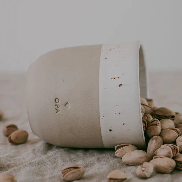 Eulenschnitt - handgemachter Becher OPA - AURYN Shop