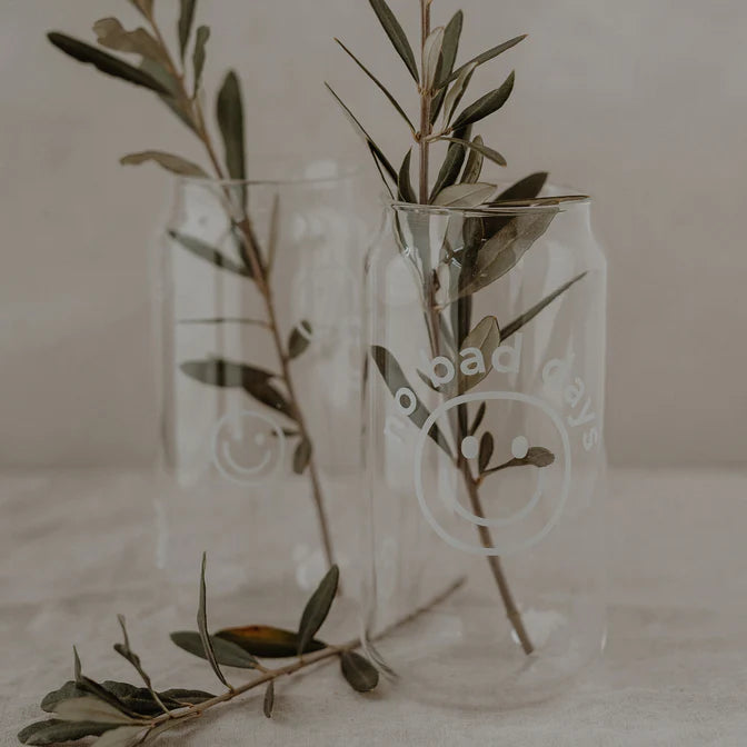 Eulenschnitt - Hohes Trinkglas No Bad Days - AURYN Shop