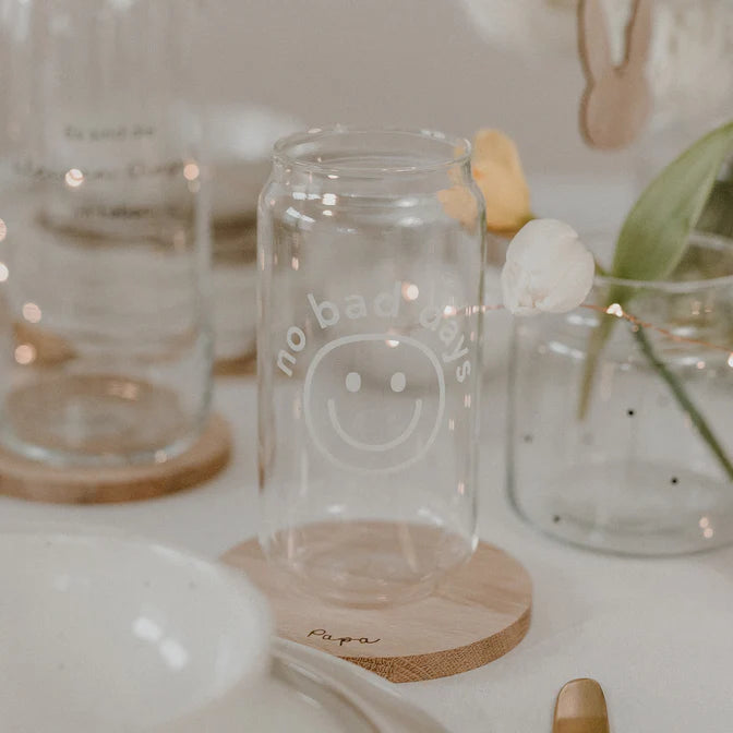Eulenschnitt - Hohes Trinkglas No Bad Days - AURYN Shop