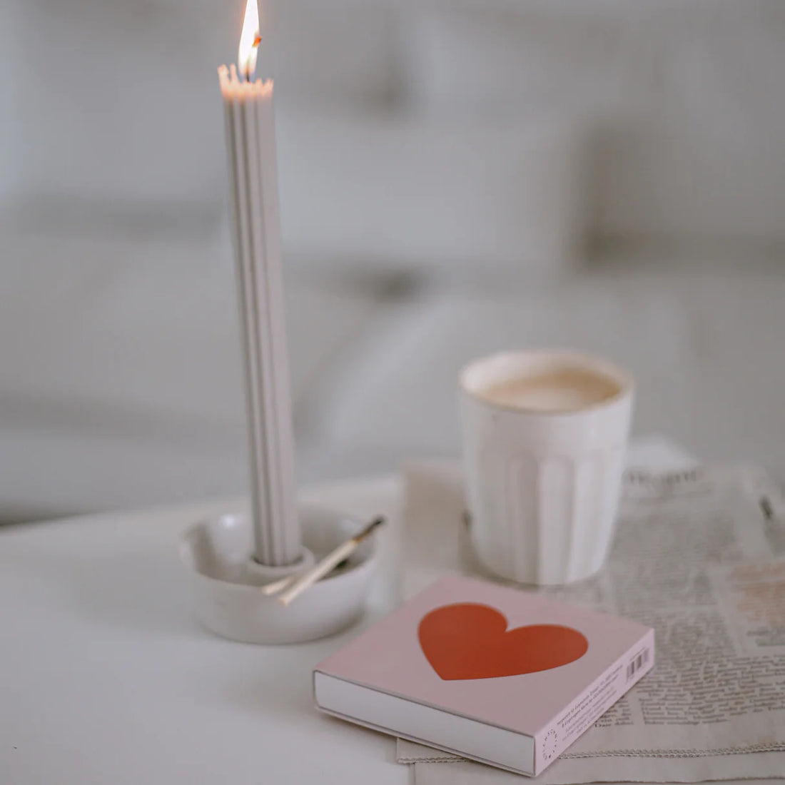 Eulenschnitt - Streichhölzer make a wish mit Herz