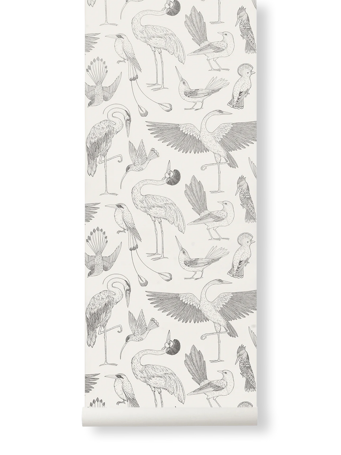 ferm LIVING - Kinder Tapete Katie Scott Vögel