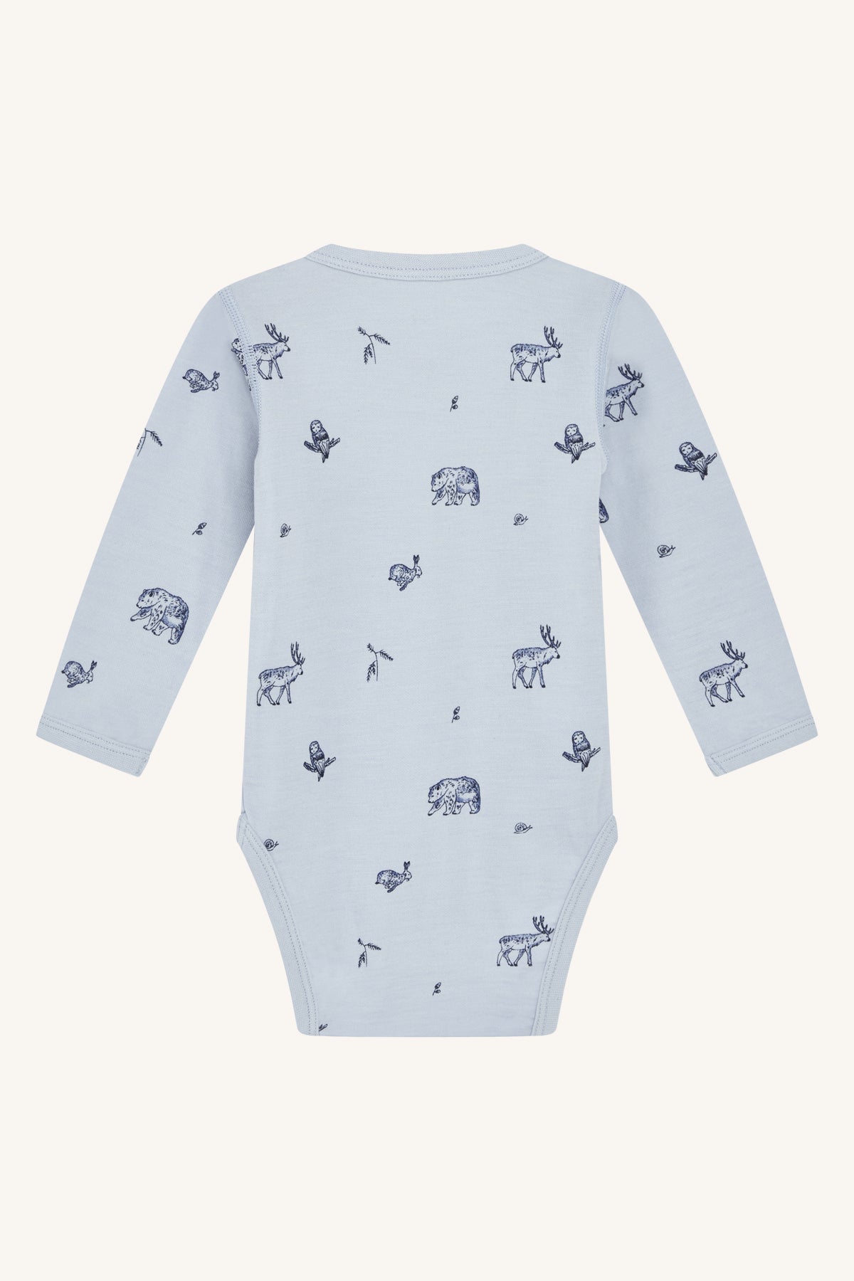 Hust & Claire - Baby Body Baloo hellblau