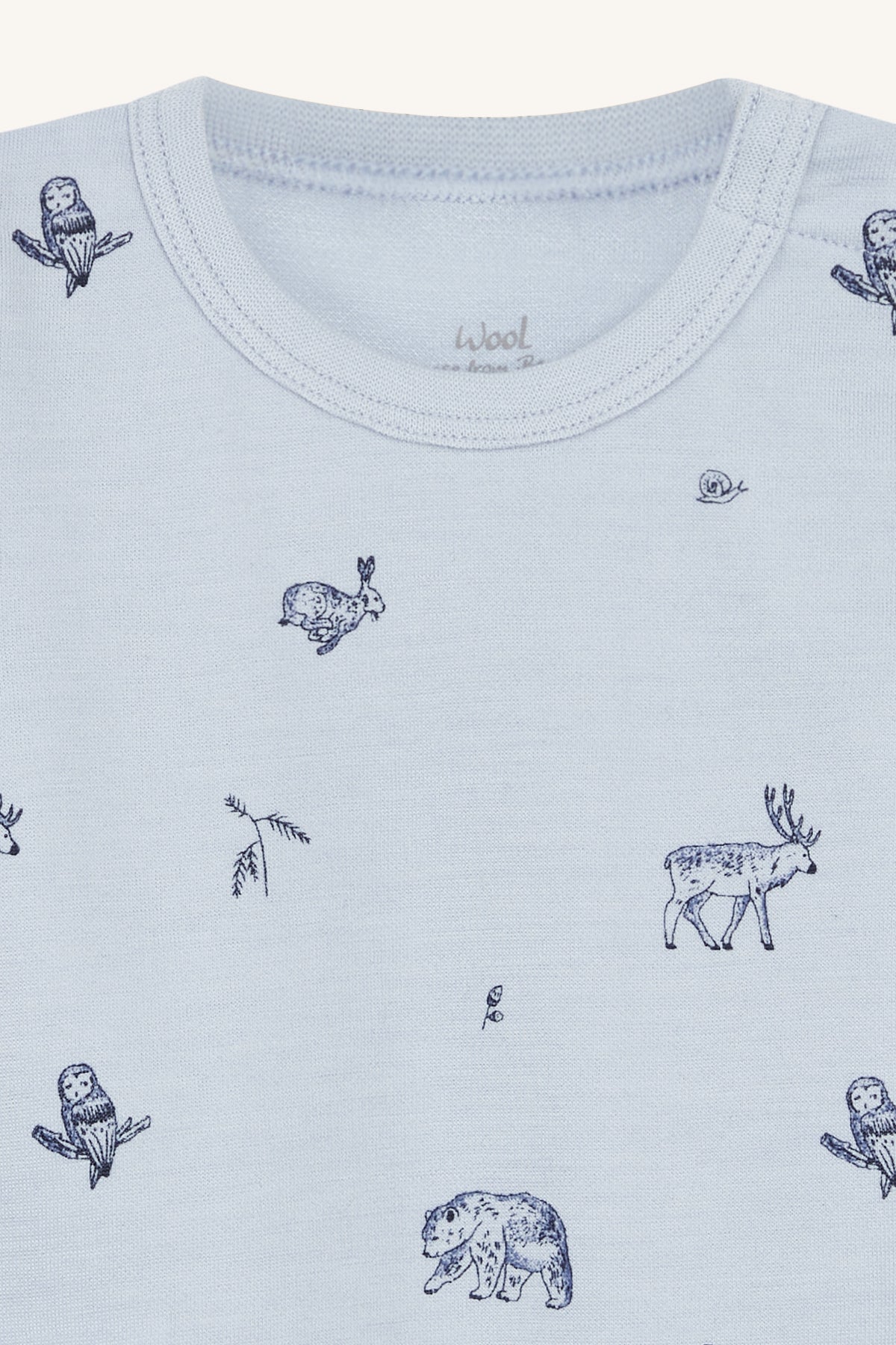 Hust & Claire - Baby Body Baloo hellblau
