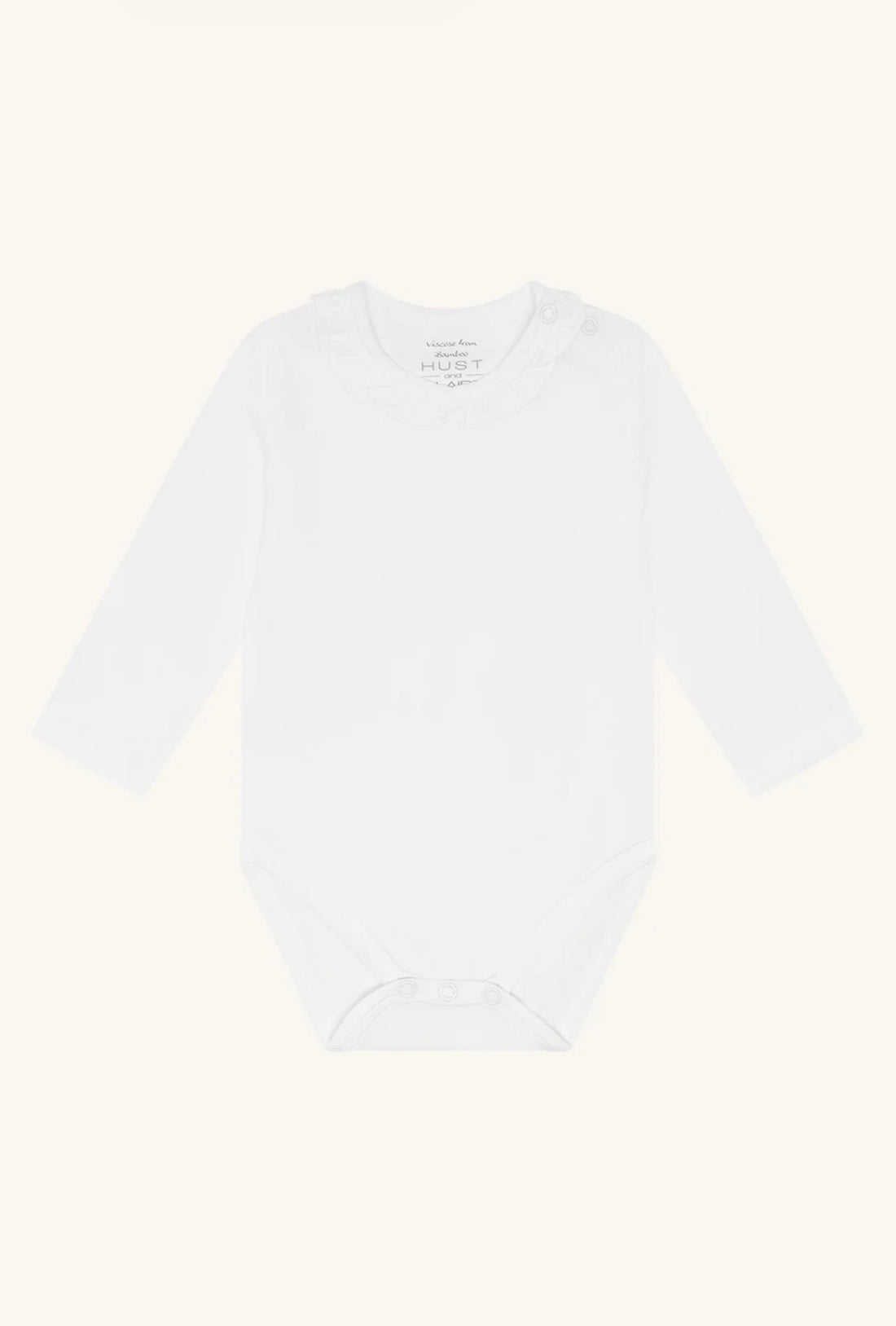 Hust & Claire - Baby Body weiß mit Rüschen