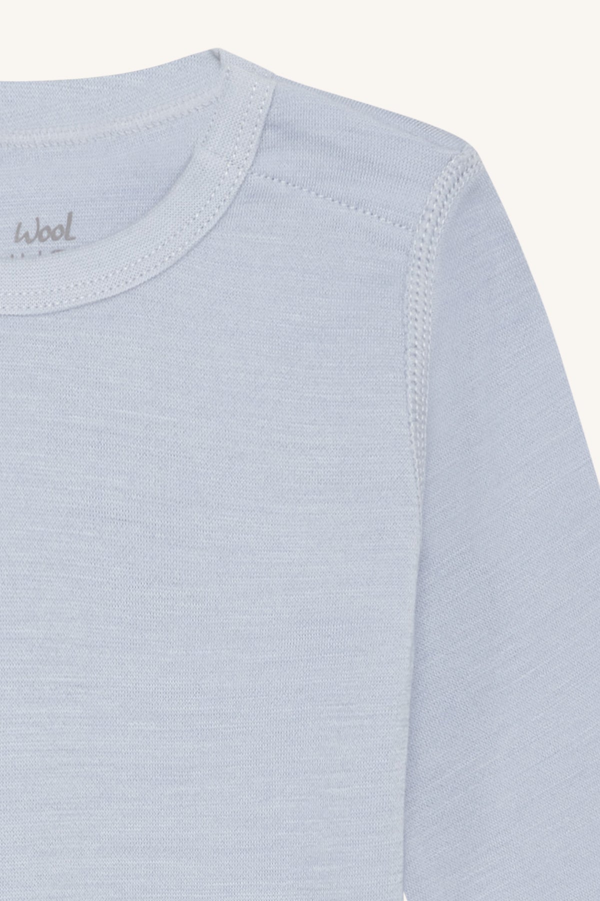Hust & Claire - Baby Body Bo Wolle hellblau