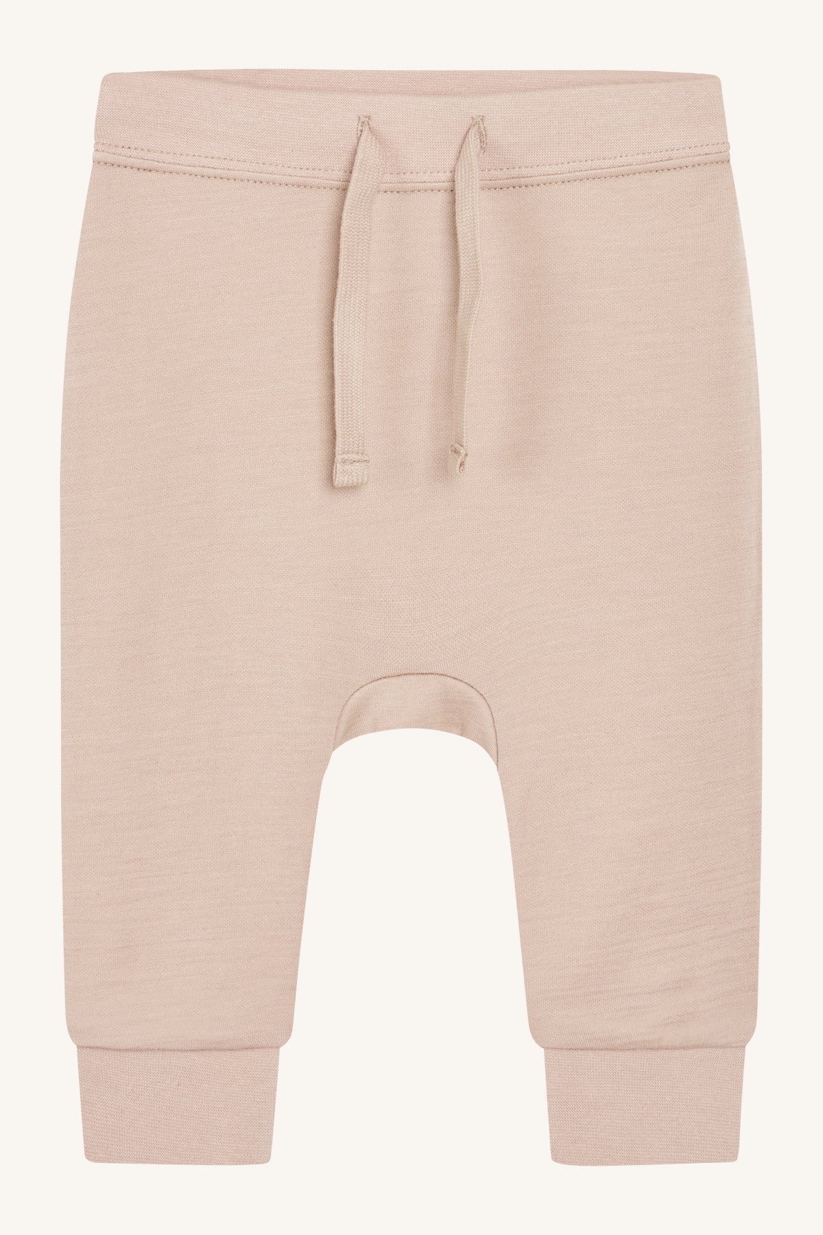 Jogginghose aus bequemem Stretch-Woll- und Bambusgewebe mit Baggy-Passform und elastischem Kordelzugbund. 