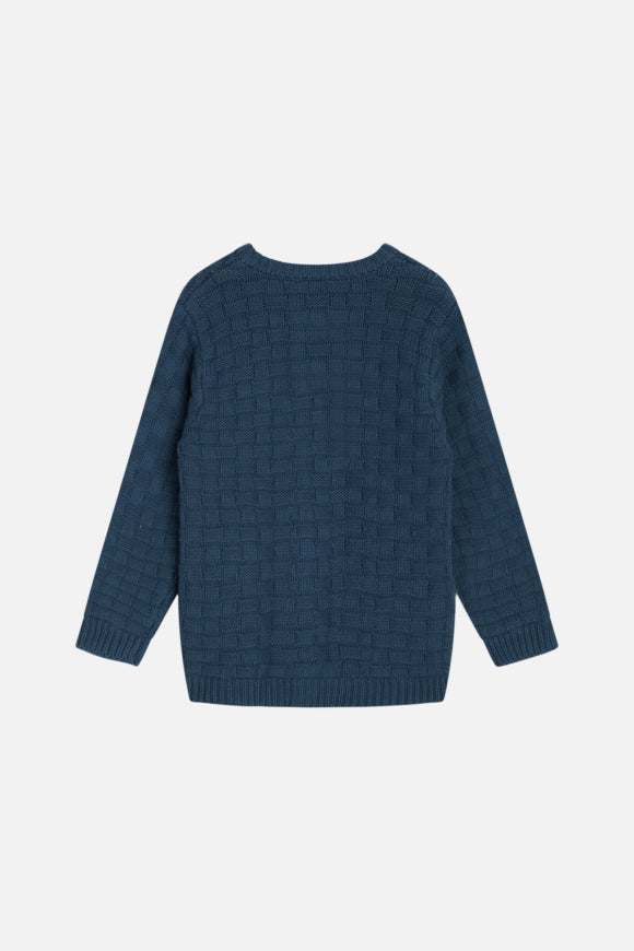 Hust & Claire - Strickjacke Charli blau - AURYN Shop