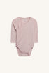 Hust & Claire - Langarmbody mit Druckknopfverschluss rosa