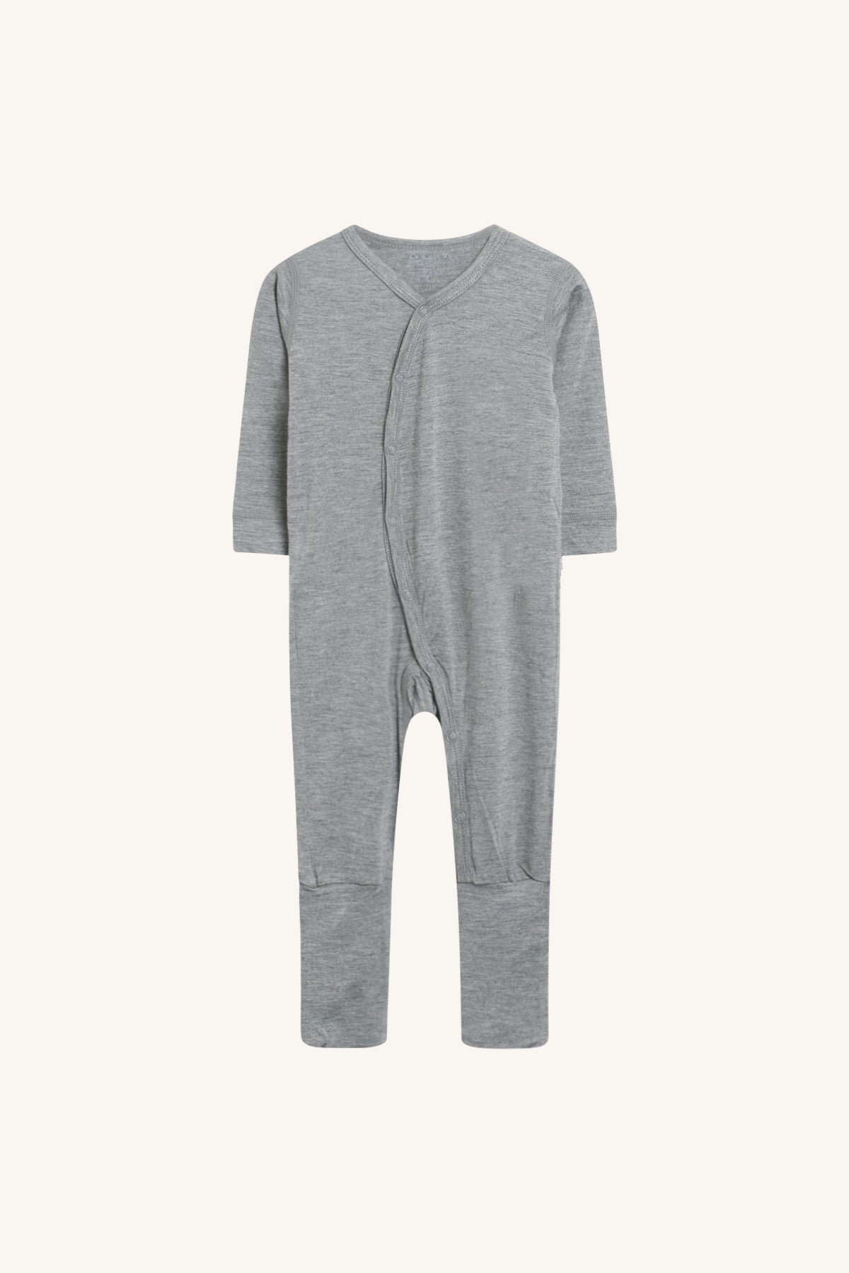 Hust & Claire - Langarmjumpsuit grau
