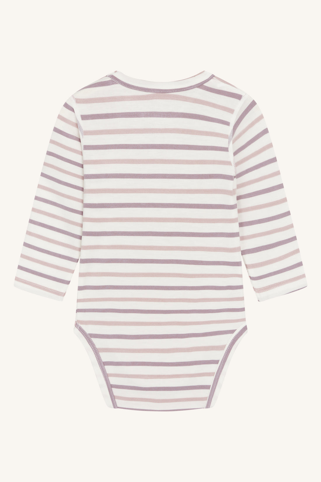 Hust & Claire - Baby Body Buller Bambus Streifen rosa