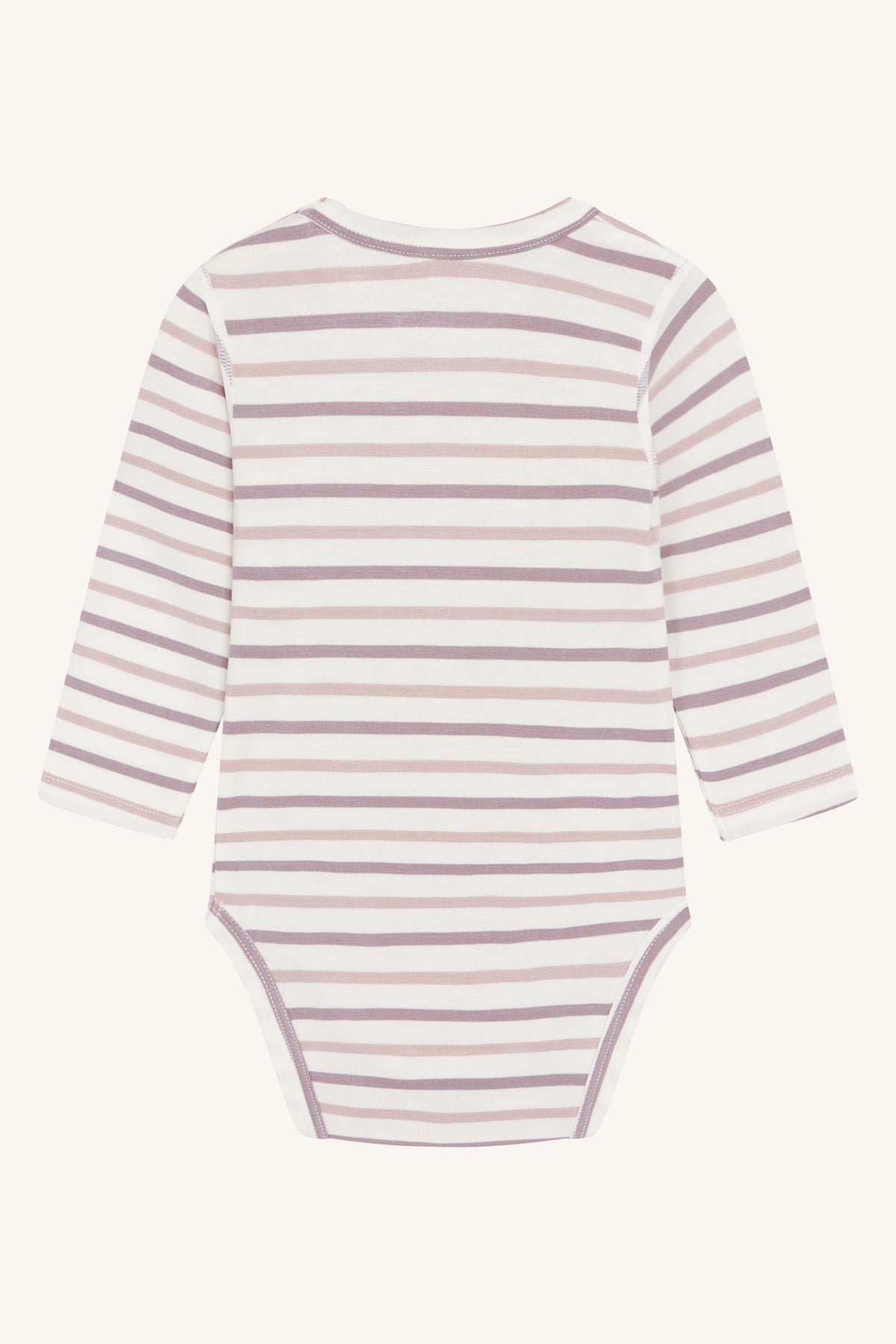 Hust & Claire - Baby Body Buller Bambus Streifen rosa