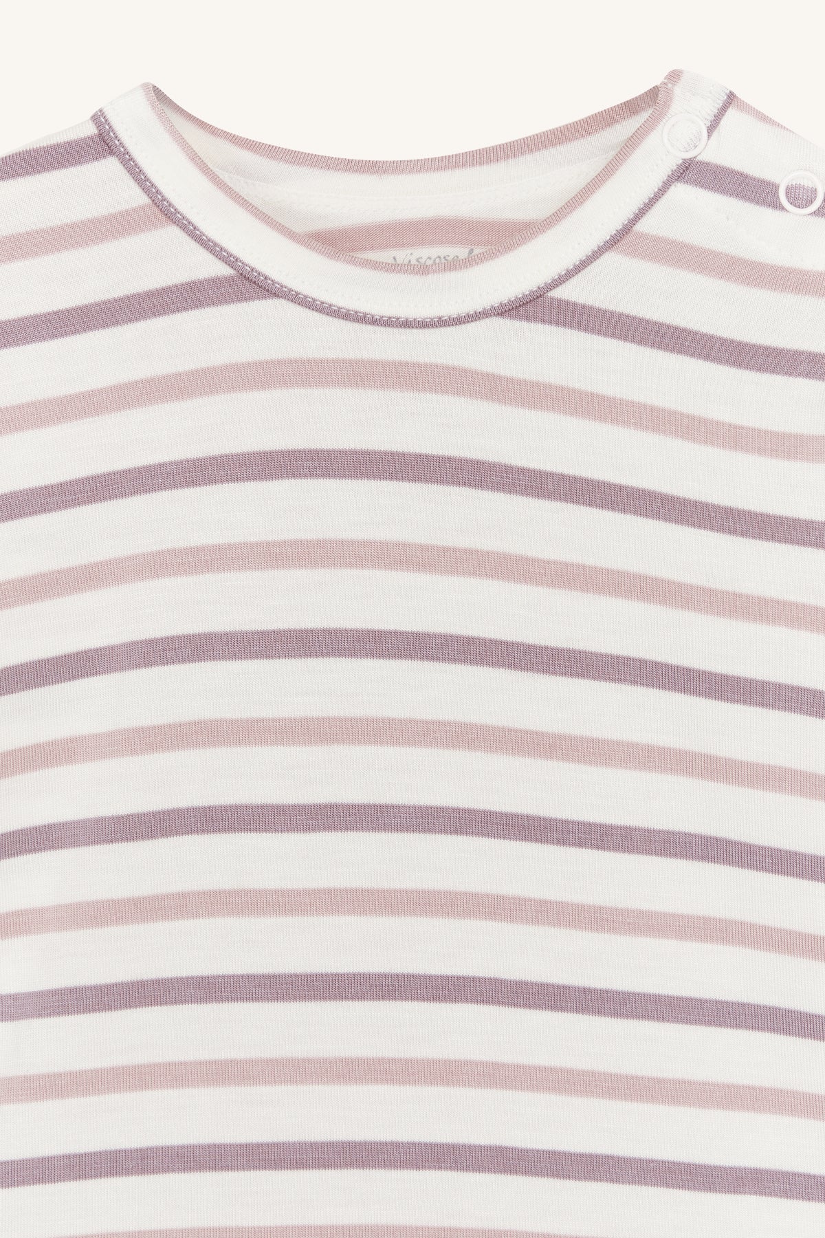 Hust & Claire - Baby Body Buller Bambus Streifen rosa