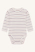 Hust & Claire - Baby Body Buller Bambus Streifen rosa