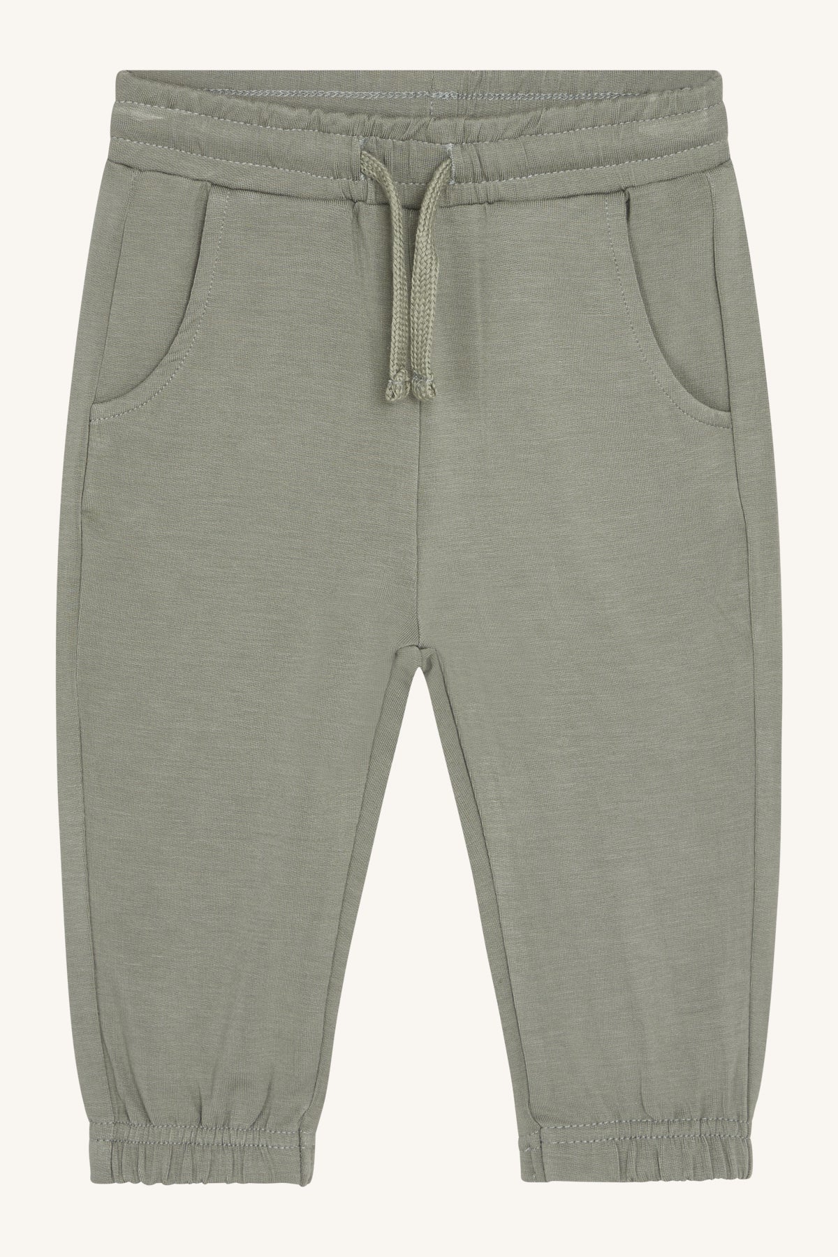 Hust & Claire - Baby Jogginghose Bambus grün mit natürlichem UV Schutz