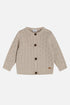 Strickjacke aus weicher Baumwolle mit Zopfmuster hergestellt aus 100 % Bio-Baumwolle von Hust & Claire.