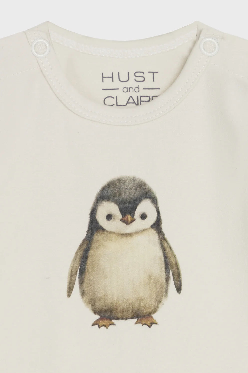 Hust & Claire - Baby Body Punguin natur