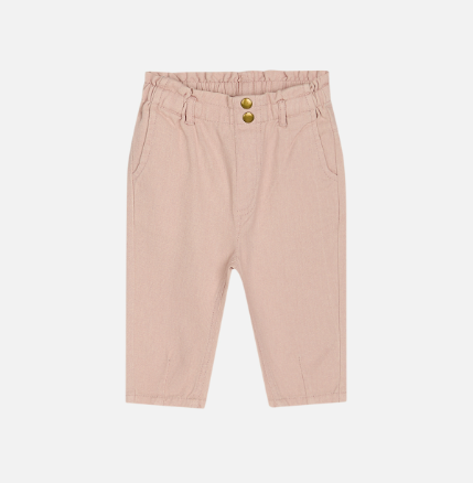 Babyhose aus elastischem Denim-Stoff mit Taschen vorne und hinten für Mädchen von Hust & Claire.
