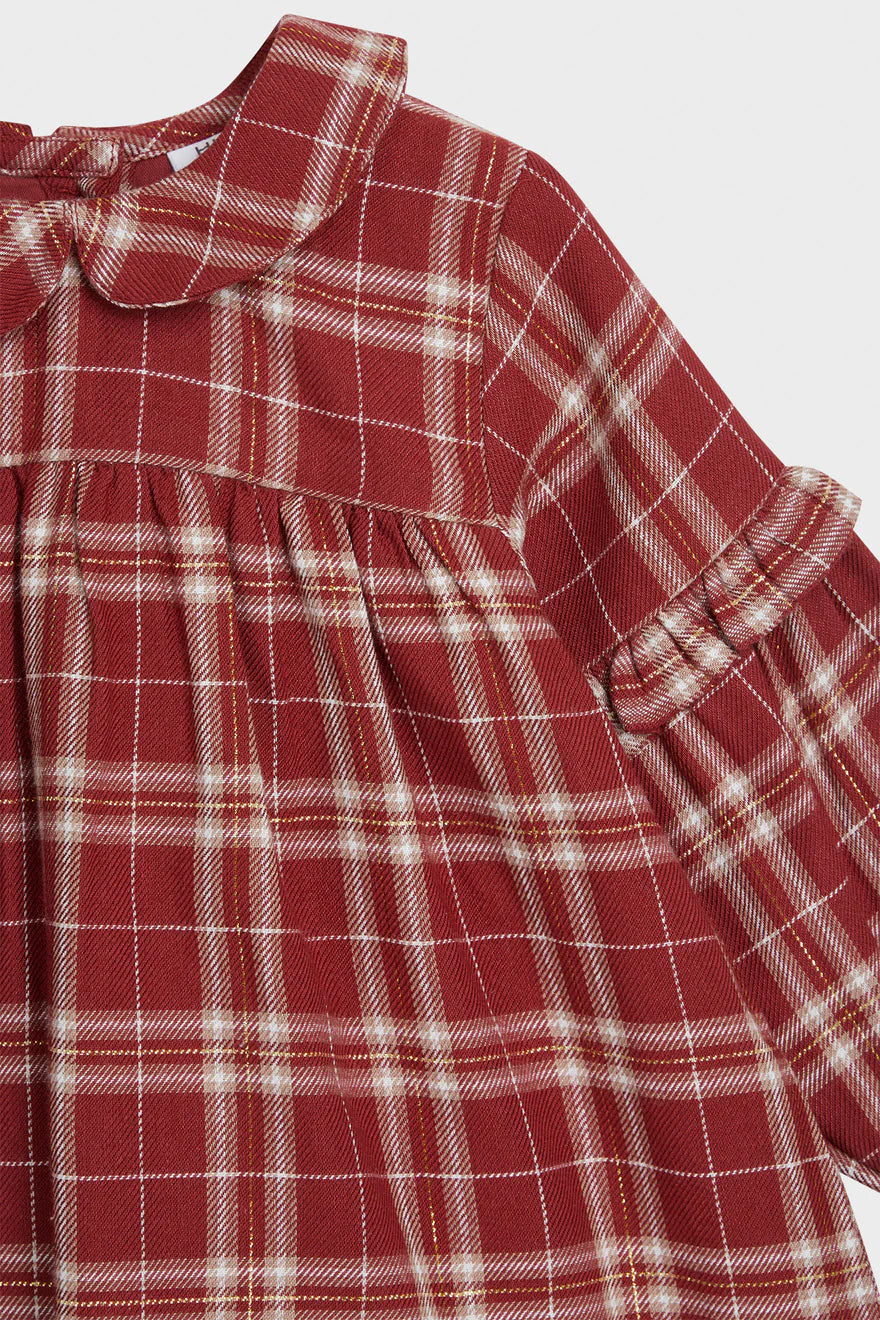 Hust & Claire - Baby Kleid Kristel rot karriert
