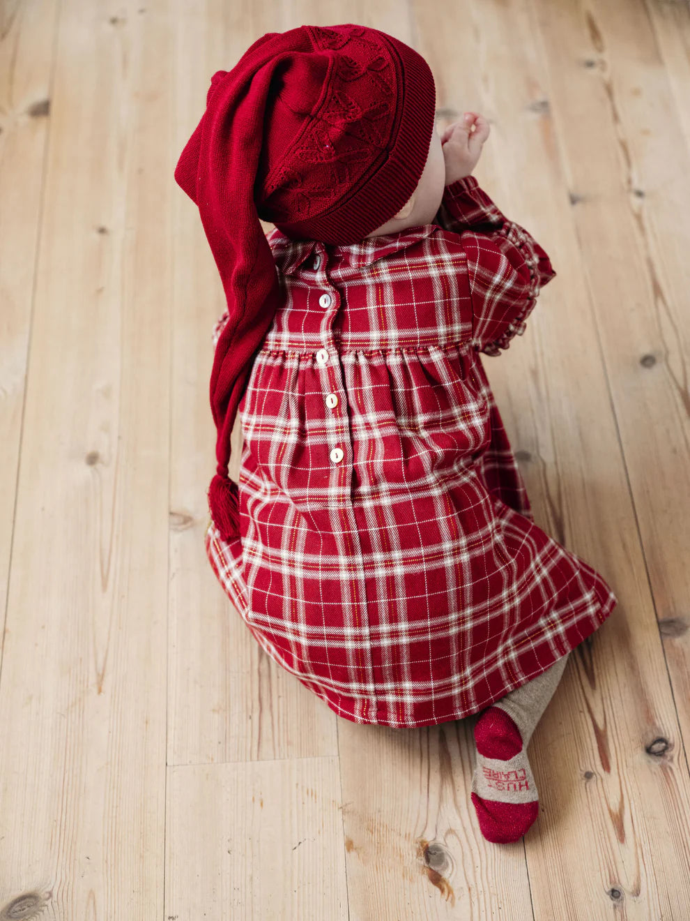 Hust & Claire - Baby Kleid Kristel rot karriert