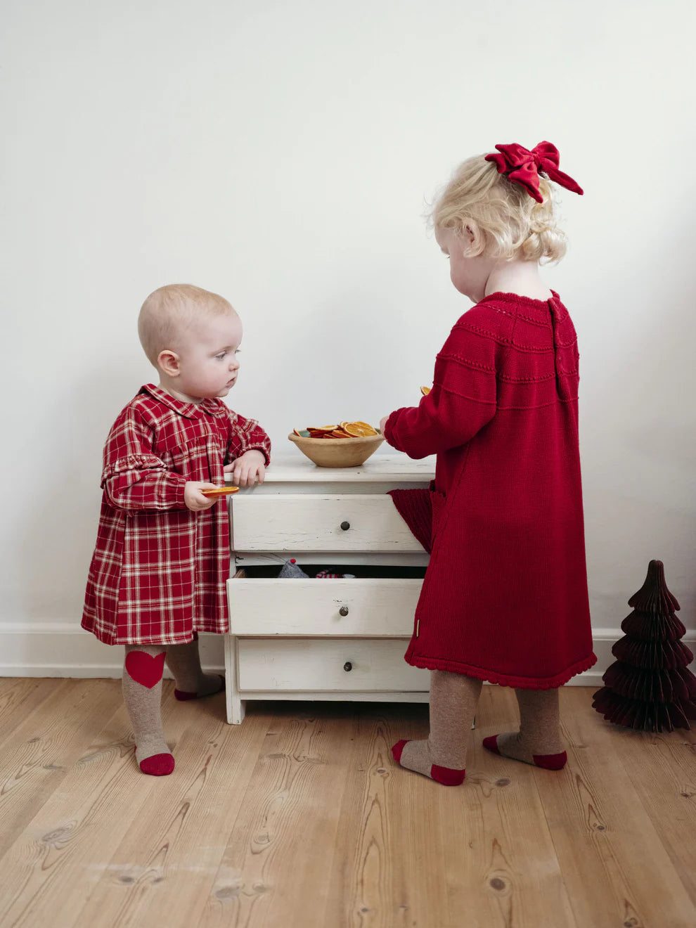Hust & Claire - Baby Kleid Kristel rot karriert