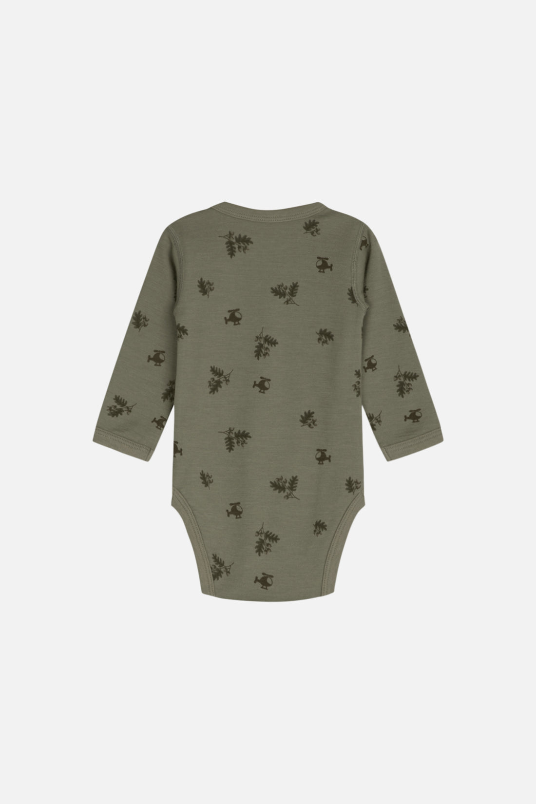 Hust & Claire - Baby Body Baloo Blätter grün - AURYN Shop