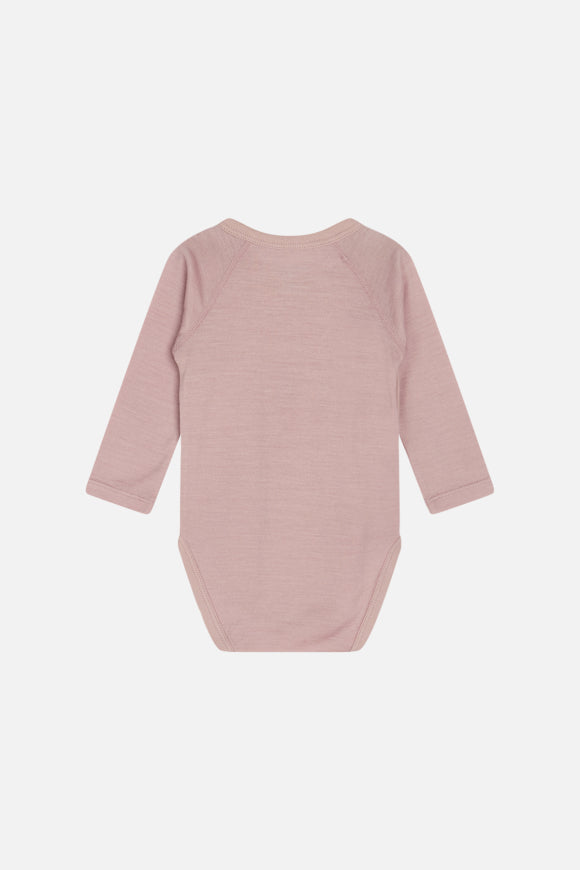Hust & Claire - Baby Body Bia Wolle/ Seide rosa - AURYN Shop