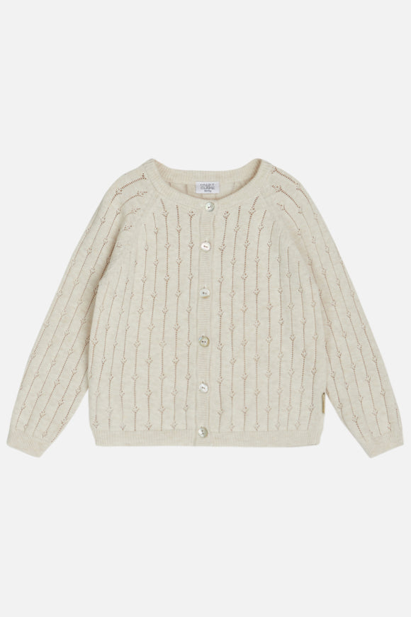Hust & Claire - Babystrickjacke Cleo natur - AURYN Shop