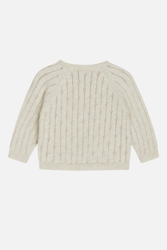 Hust & Claire - Babystrickjacke Cleo natur - AURYN Shop