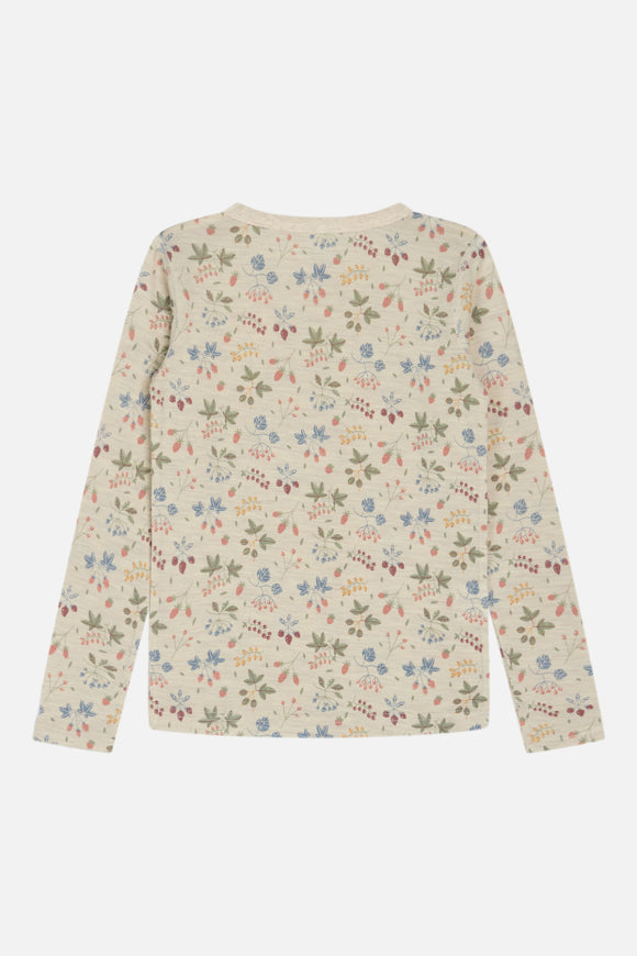Hust & Claire - Kinder Langarmshirt Allie Wolle/ Seide Erdbeere - AURYN Shop