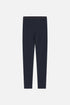Warme Leggings mit elastischem Bund von Hust & Claire besteht außen aus Wolle und innen Viskose aus Bambus.