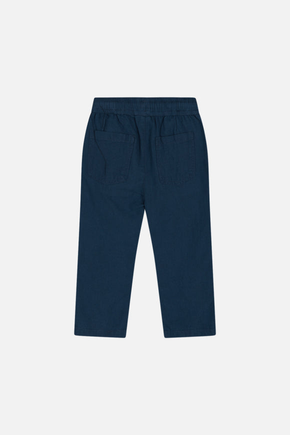 Hust & Claire - Leinenhose Tobber dunkelblau - AURYN Shop
