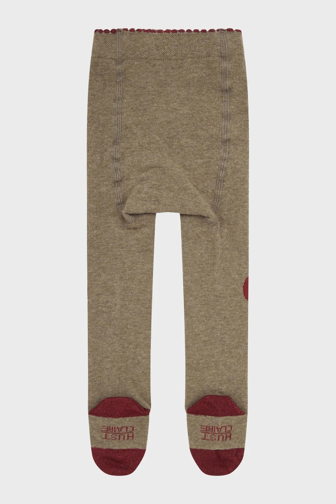 Hust & Claire - Baby Strumpfhose Frankie Herz beige