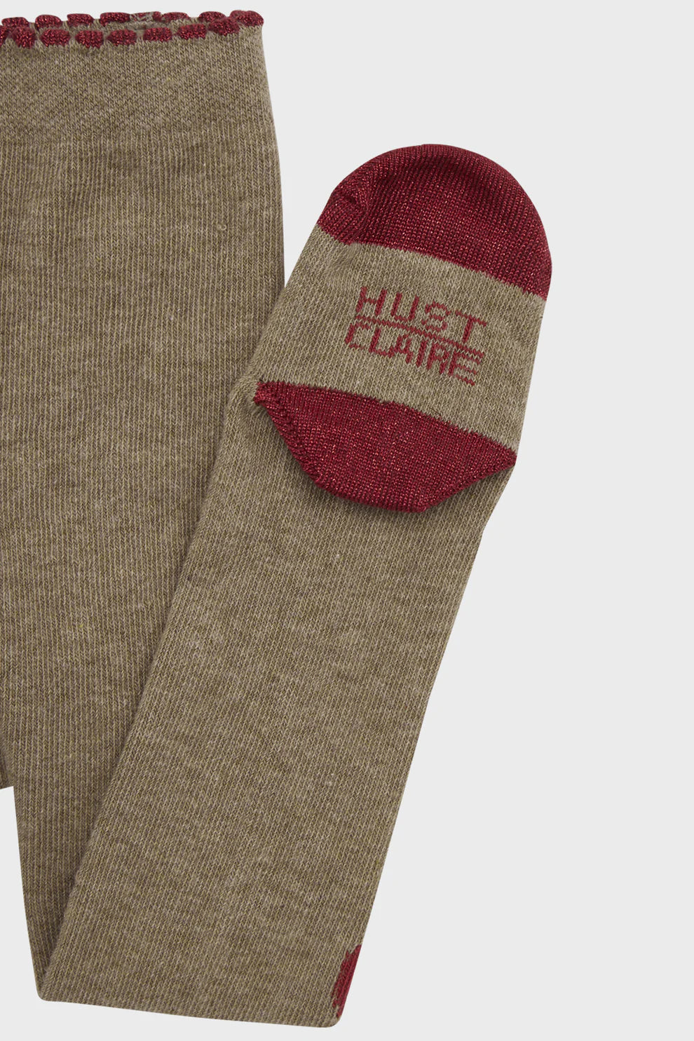 Hust & Claire - Baby Strumpfhose Frankie Herz beige